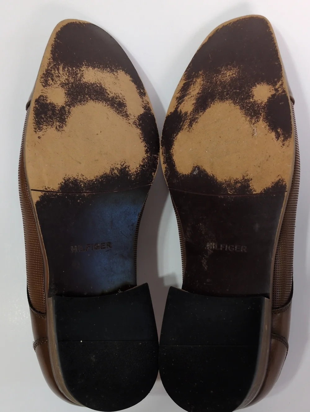 Tommy Hilfiger Mens Sheldon Cap Toe Derby Oxfords Brown Textured PU Size 9 M